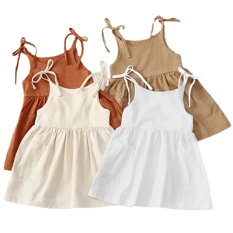 Kids Sleeveless Summer Dress