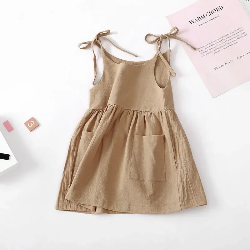 Kids Sleeveless Summer Dress