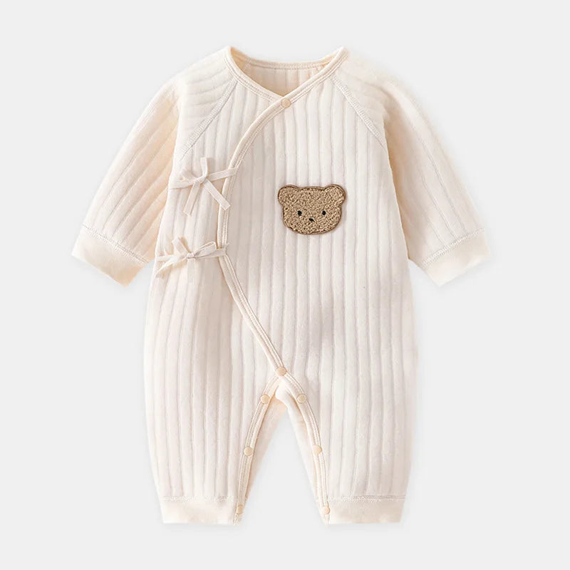 Kids Cross-over romper Bear